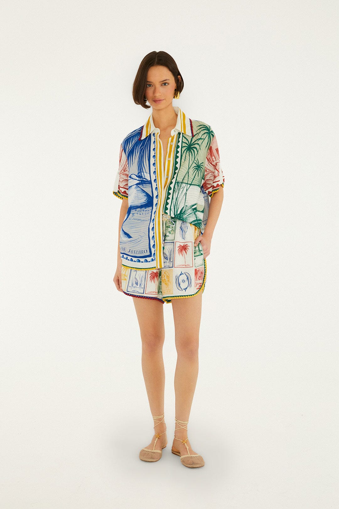 Off-White Brasil Vintage Crochet Shorts
