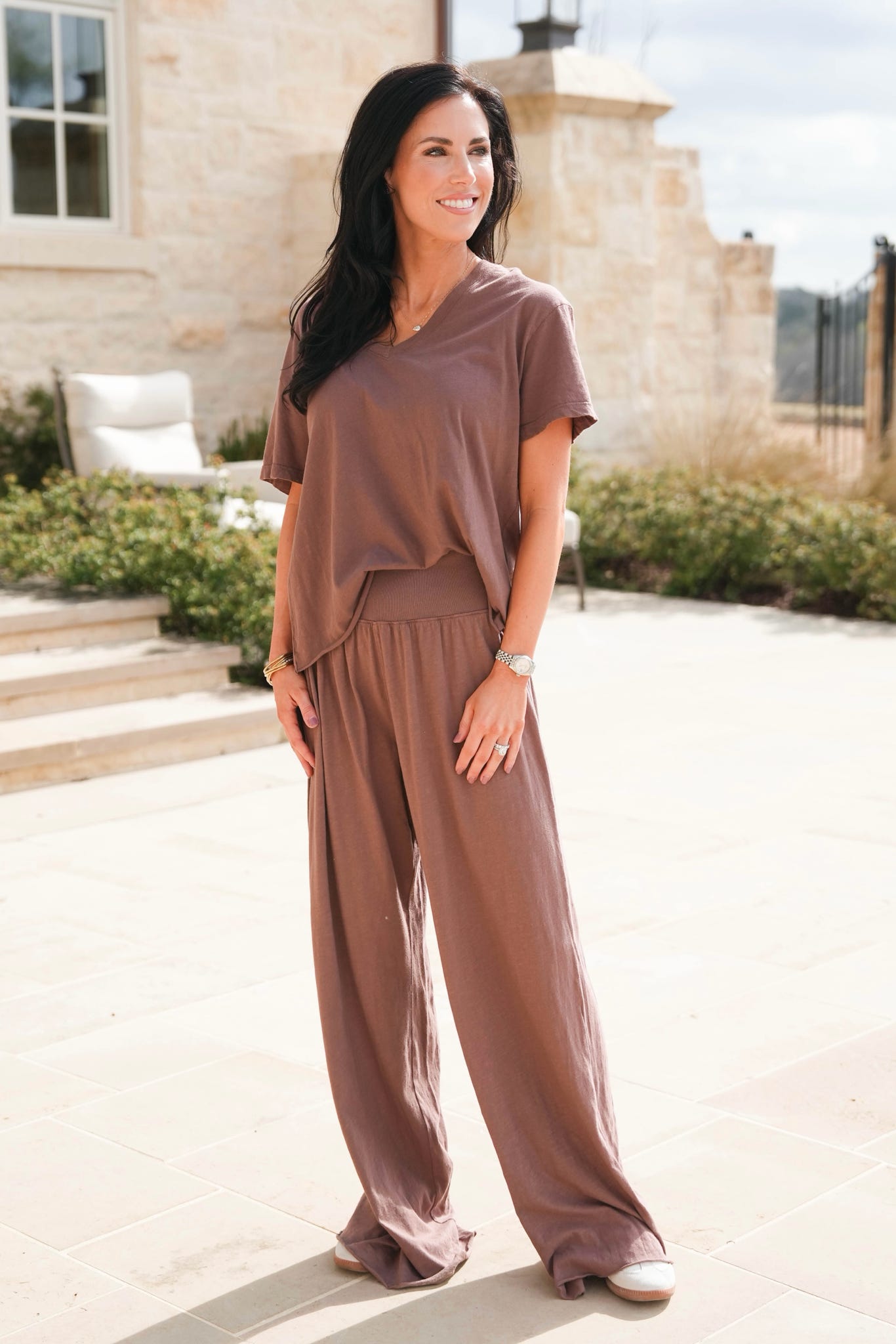 Bra 30 V-Neck Jersey Tee