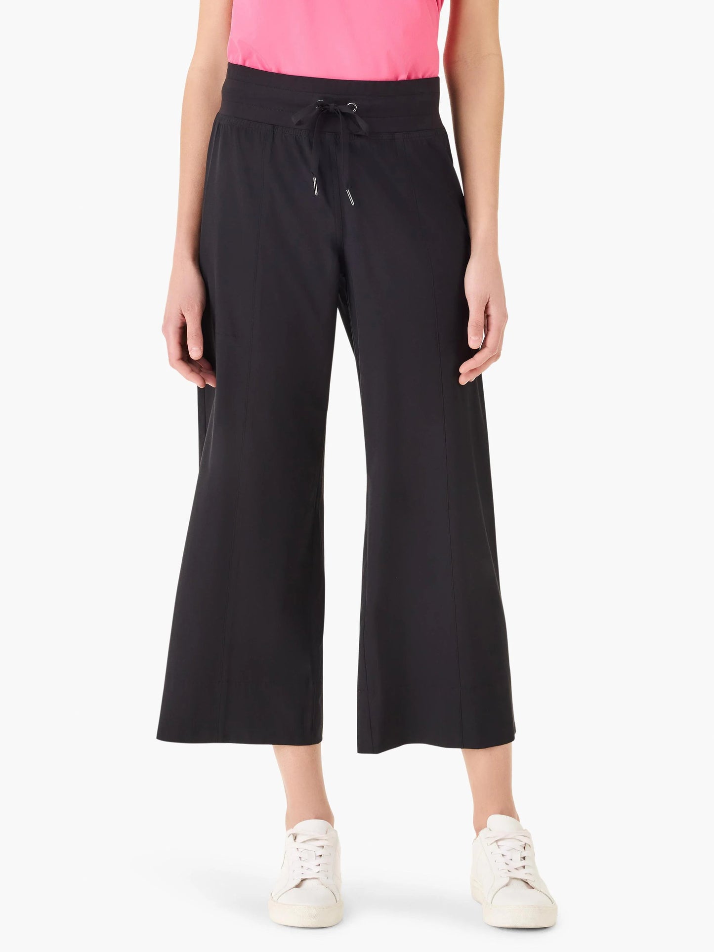 Tech Stretch Wide Leg Crop Pant