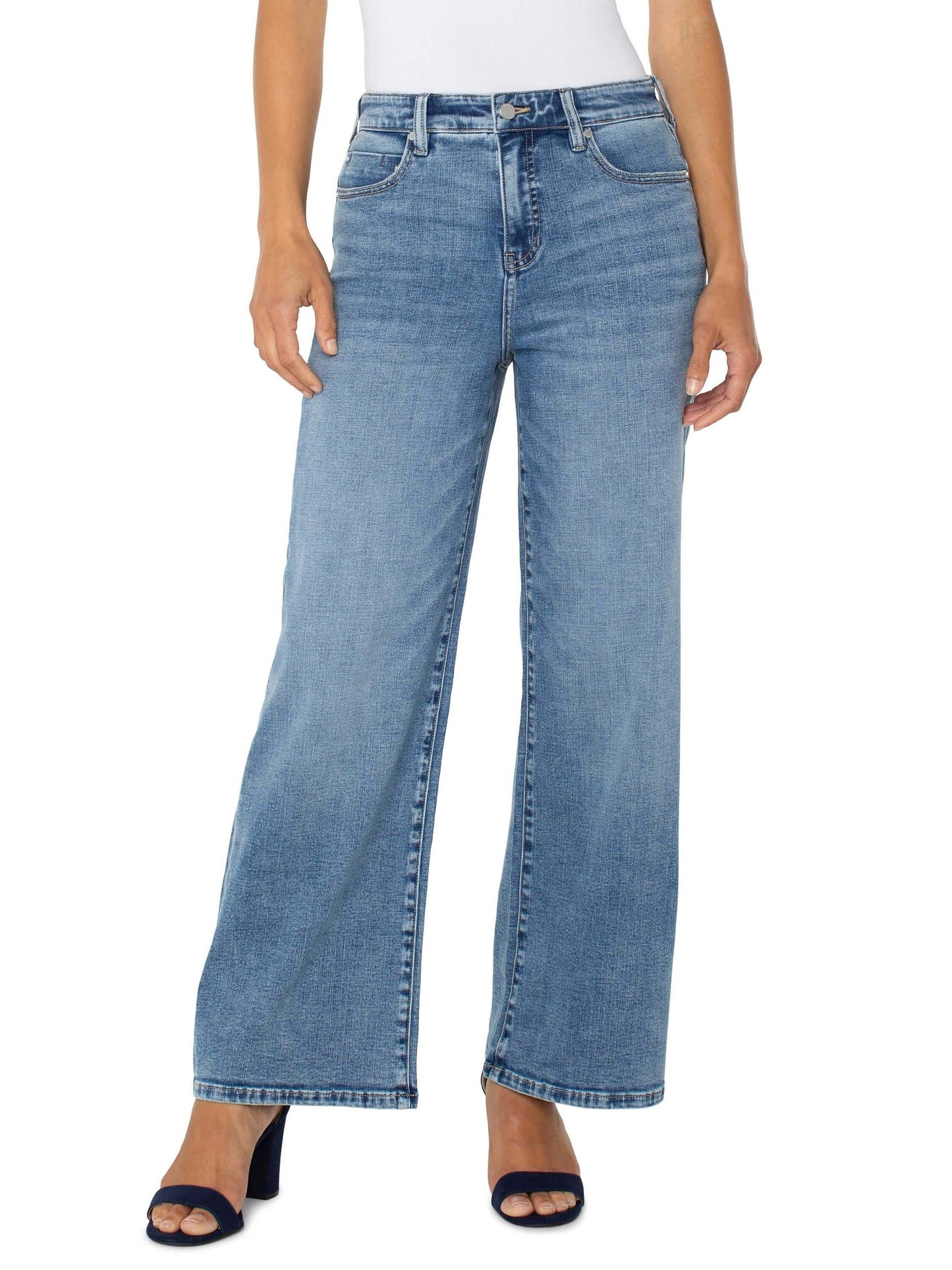 Liverpool Stride High Raise Wide Leg Jean