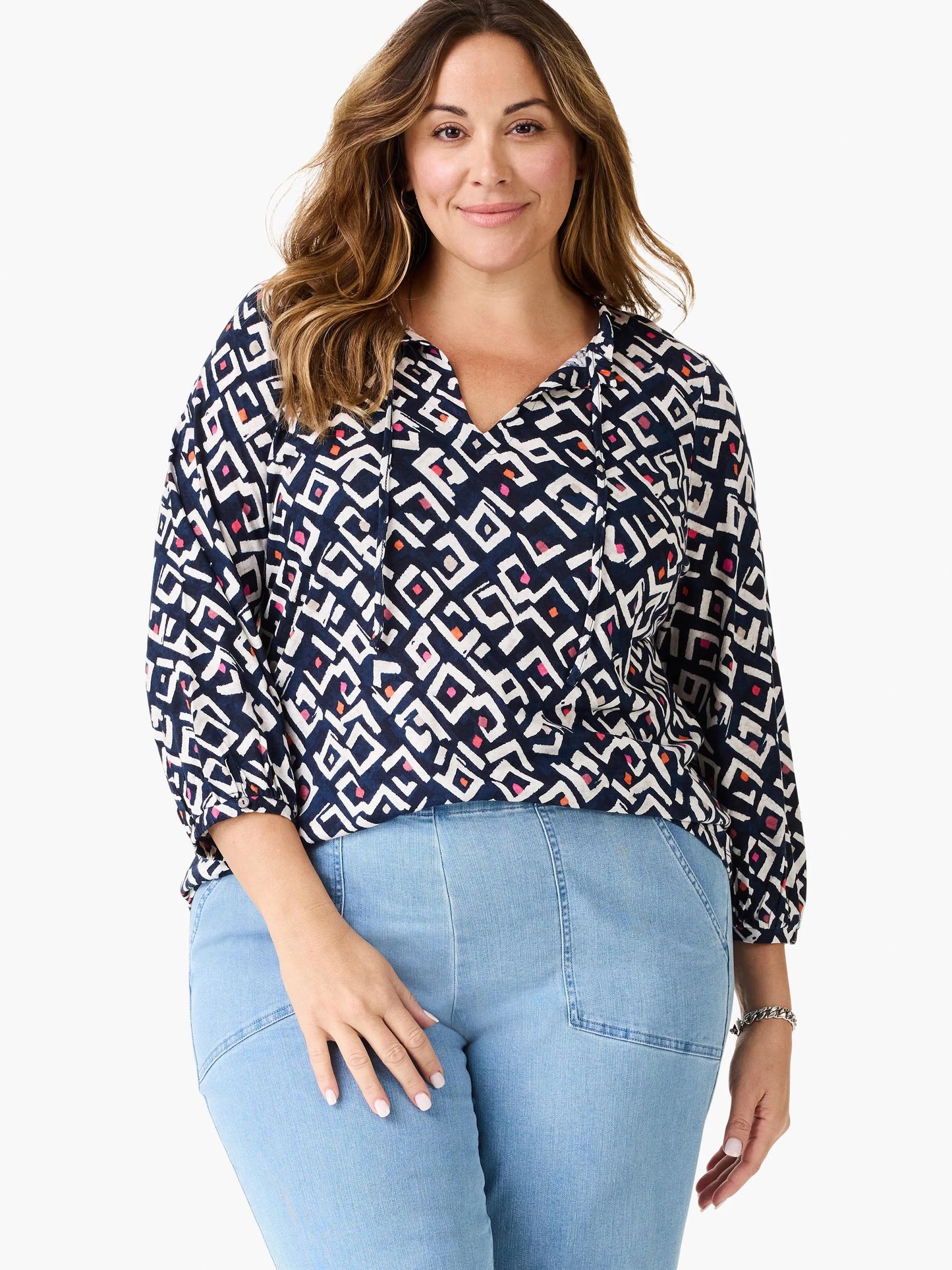 Indigo Angles Top