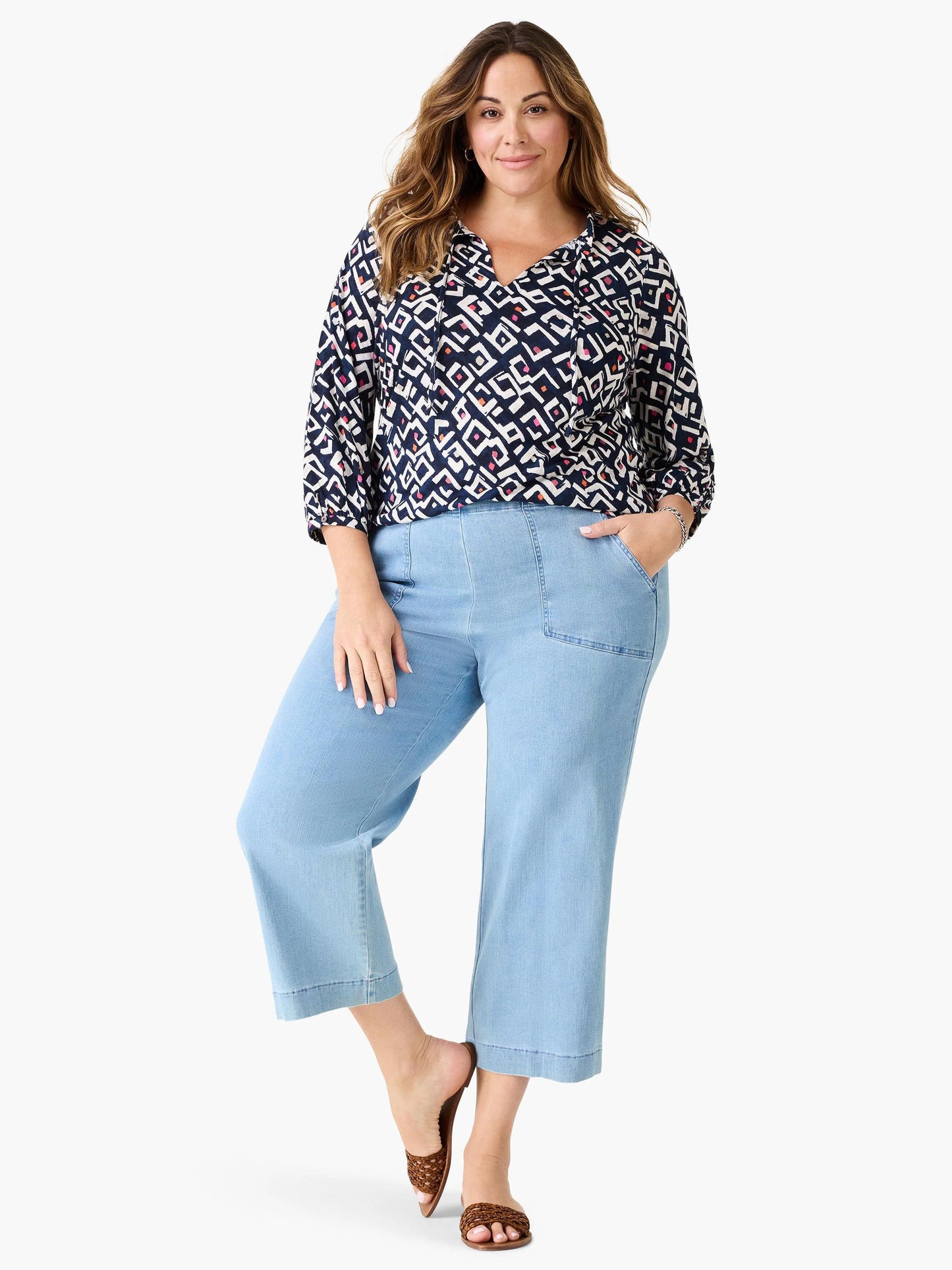 Indigo Angles Top