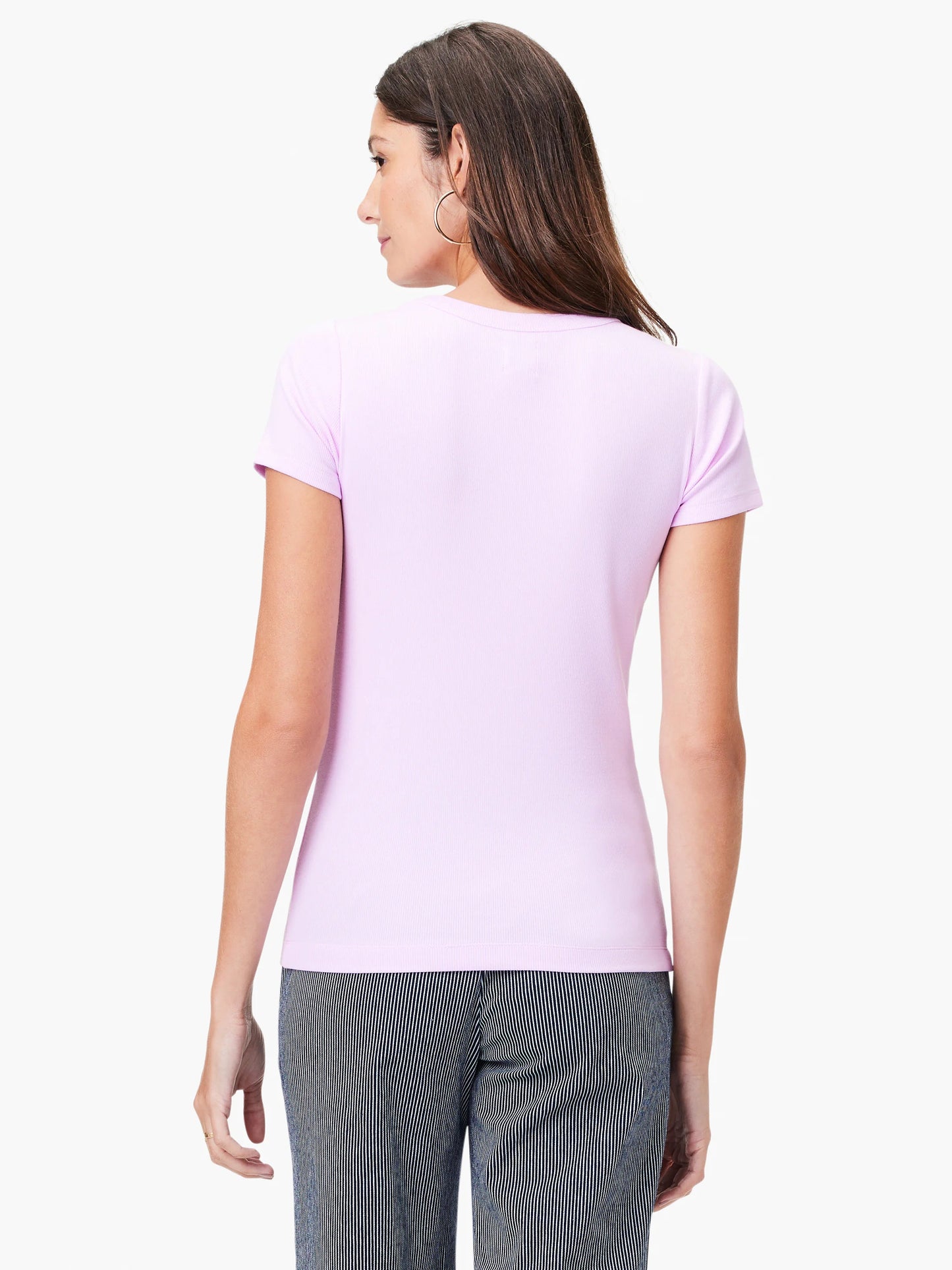 Perfect Knit Rib Short Sleeve Crew Tee