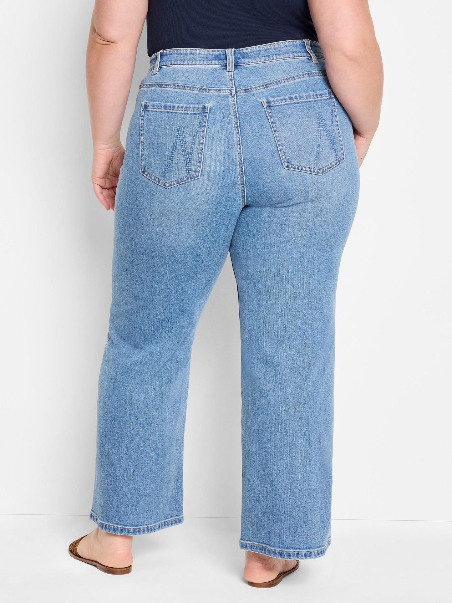 Wide Leg Weekend Ankle Jeans